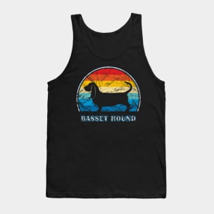 Basset Hound Vintage Design Dog Tank Top